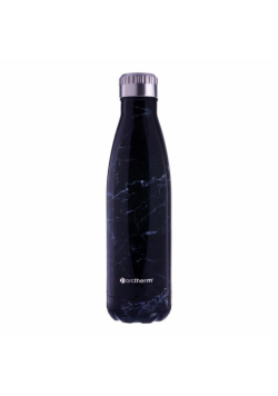 Butelka termiczna czarny marmur