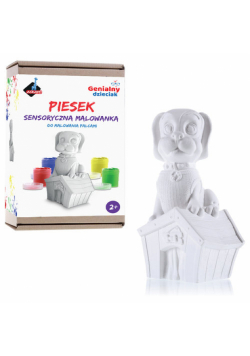Sensoryczna malowanka Piesek do malowania palcami