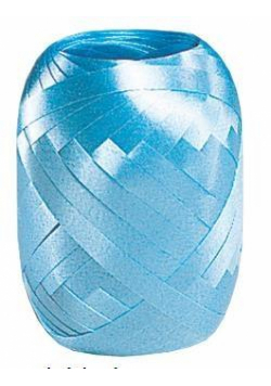 Wstążka kłębuszek 20m/5mm jasnoniebieska