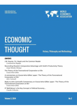 Economic Thought, Vol 3, No 2, 2014