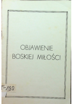 Objawienie Boskiej miłości