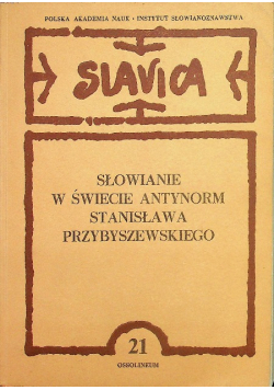 Słowianie w świecie antynorm Stanisława Przybyszewskiego