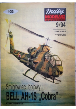 Mały modelarz nr 9 Śmigłowiec bombowy Bell AH 1S Cobra