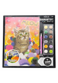 Mozaika Diamentowa Kotek Meow