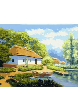 Malowanie po numerach - Wakacje u babci 40x50cm