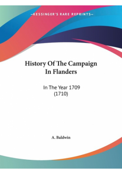 History Of The Campaign In Flanders