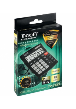 Kalkulator biurowy 8-pozycyjny TR-2483 TOOR