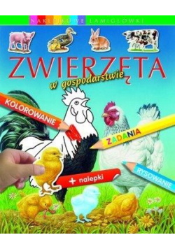 Zwierzęta w gospodarstwie. Naklejkowe łamigłówki