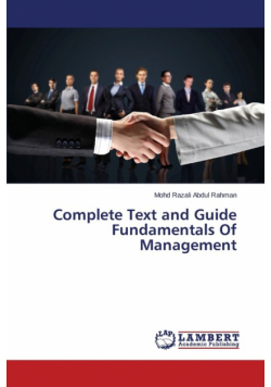 Complete Text and Guide Fundamentals Of Management