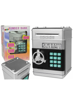 Elektroniczny sejf srebrny
