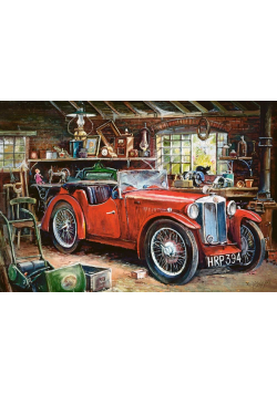 Puzzle 1000 Vintage Garage CASTOR