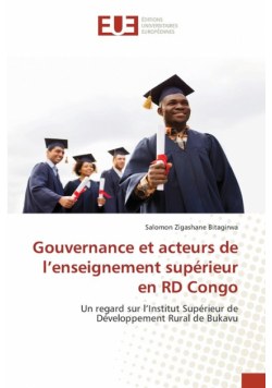 Gouvernance et acteurs de l'enseignement supérieur en RD Congo