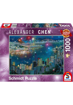 Puzzle PQ 1000 Fajerwerki nad Hongkongiem G3