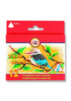 Kredki Trio Wax jumbo 12 kolorów KOH-I-NOOR