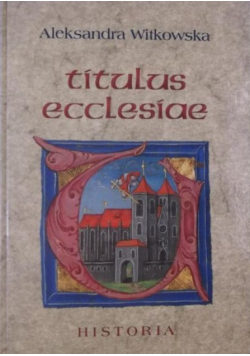 Titulus ecclesiae: Historia