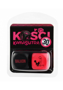 Kości Kamasutra 30-latki (różowo-czarne)