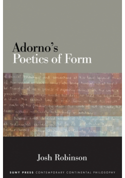 Adorno's Poetics of Form