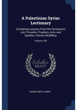 A Palestinian Syriac Lectionary