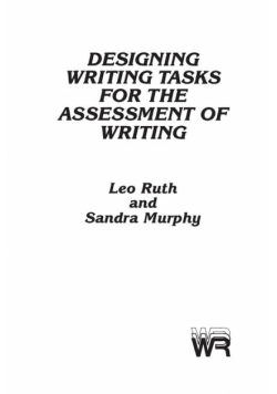 Designing Writing Tasks for the Assessment of Writing