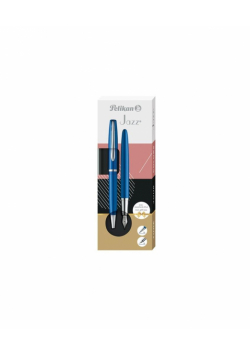 Pióro wieczne Jazz Noble Elegance + długopis Blue