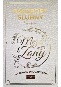 Karnet Paszport ślubny Męża i Żony