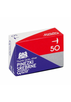 Pinezki srebrne (10szt) GRAND