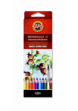 Kredki Mondeluz 18 kolorów