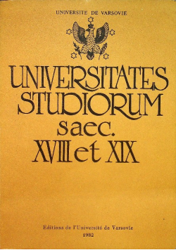 Universitates studiorum saec XVIII et XIX