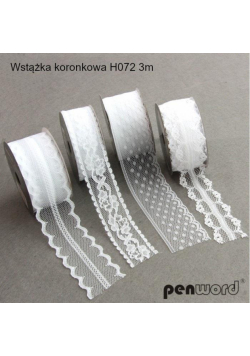 Wstążka ozdobna koronka 3m (20szt)