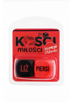Kości Kamasutra Super Chłopaka (czerwono-czarne)
