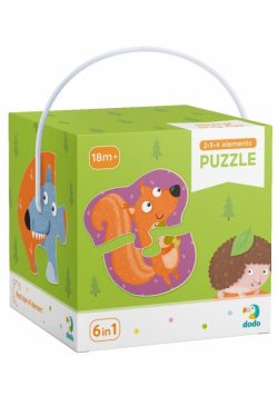Puzzle 2-3-4 Zwierzęta leśne
