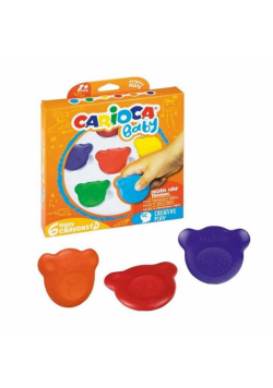 Kredki Misiaki Baby 6 kolorów CARIOCA