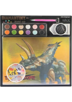 Mozaika diamentowa Level Up - Triceratops
