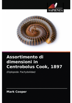 Assortimento di dimensioni in Centrobolus Cook, 1897