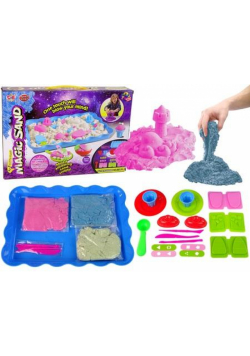 Magiczny piasek kinetyczny taca + akcesoria 750g