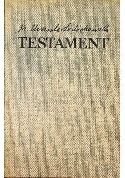 Św Urszula Ledóchowska Testament