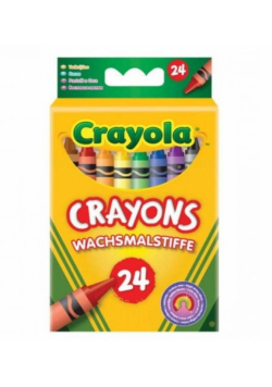 Kredki świecowe bezpieczne 24 kolory CRAYOLA