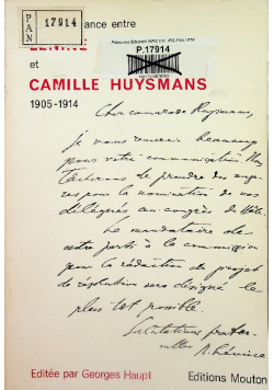 Correspondance entre lenine et camille huysmans