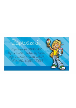 Zaproszenia Young nr 03 (opakowanie 10 szt)