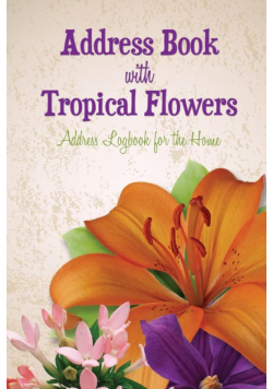 Address Book with Tropical Flowers