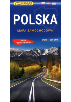 Polska mapa samochodowa 1:650 000