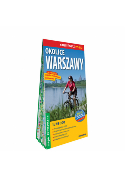 Okolice Warszawy laminowana mapa turystyczna 1:75 000