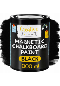 Farba tablicowa magnetyczna ścienna czarna 1000ml