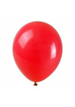 Balony pastelowe czerwone 25cm 100szt