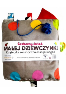 Książeczka sens.-manipul.Cudowny świat dziewczynki