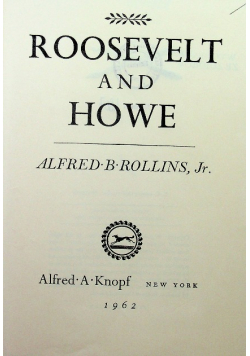 Roosevelt and How