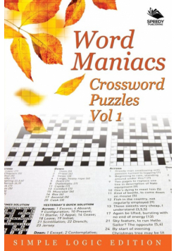 Word Maniacs Crossword Puzzles Vol 1