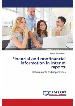 Financial and nonfinancial information in interim reports