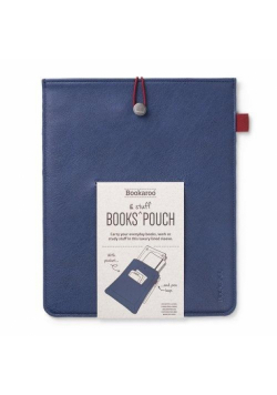 Bookaroo Books&Stuff etui na książkę granatowe