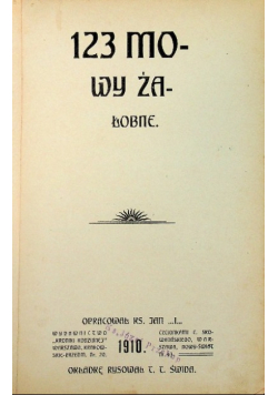 123 mowy żałobne 1910 r.